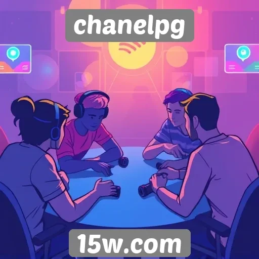 Interação da comunidade de jogadores no chanelpg