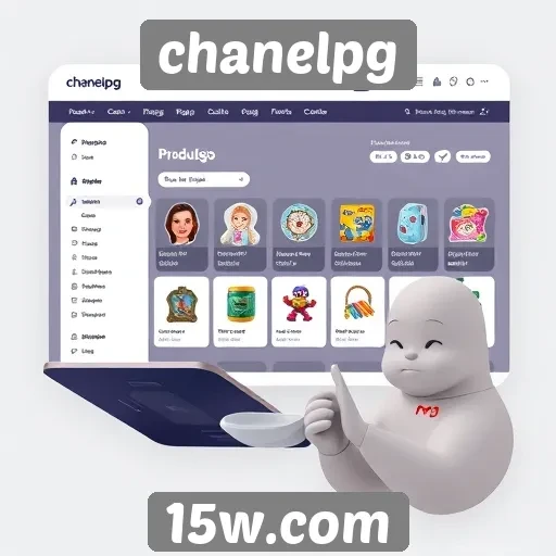 Experiência do usuário e interface do site chanelpg